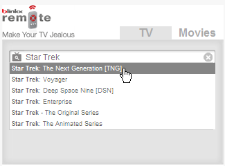 TV Search Slice